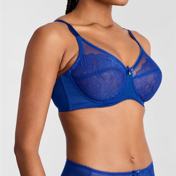 Wacoal Retro Lace Full Coverage Back Smoothing Bra 34DDD/F - Picture 3 of 7